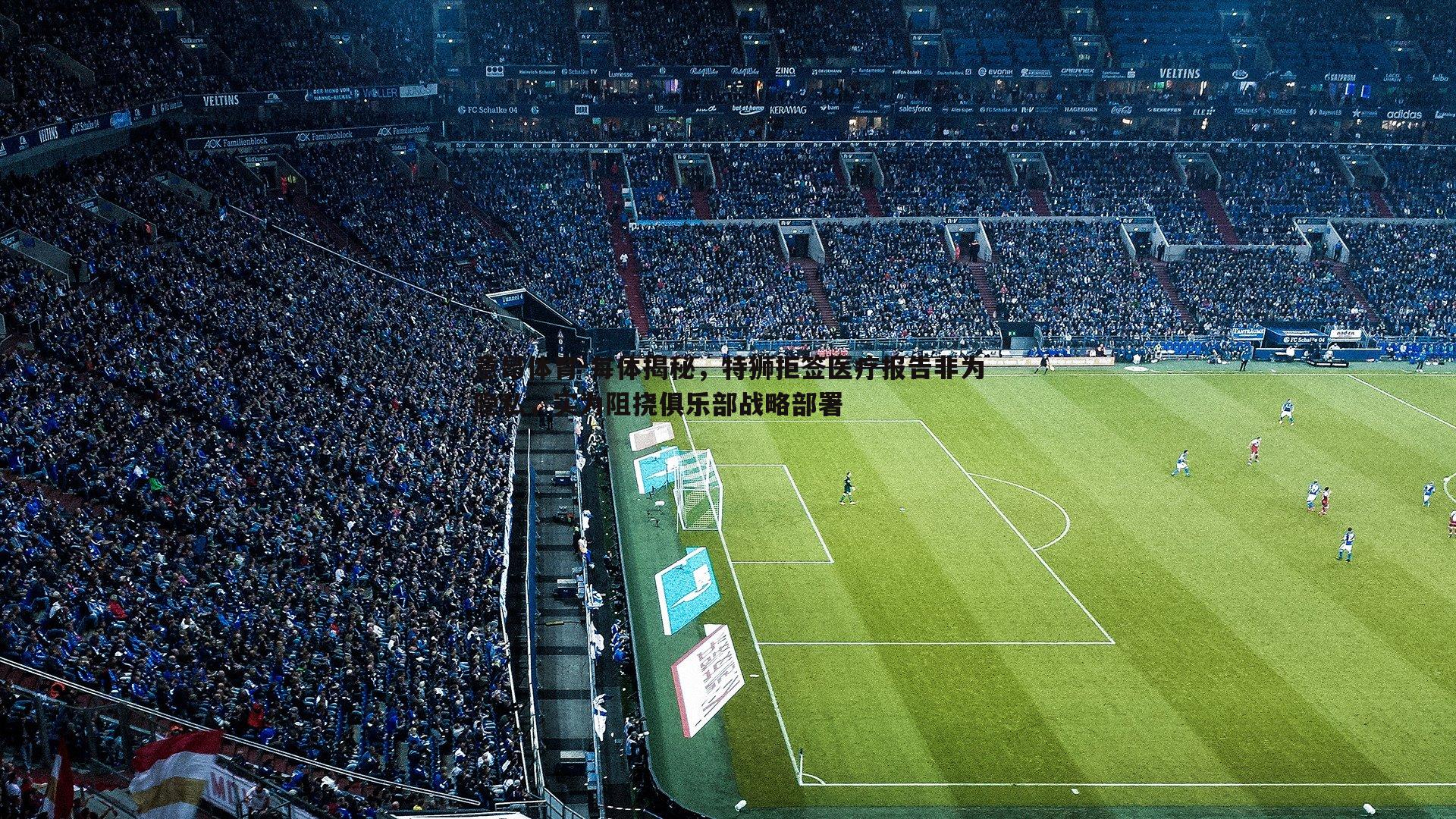 每体揭秘，特狮拒签医疗报告非为隐私，实为阻挠俱乐部战略部署